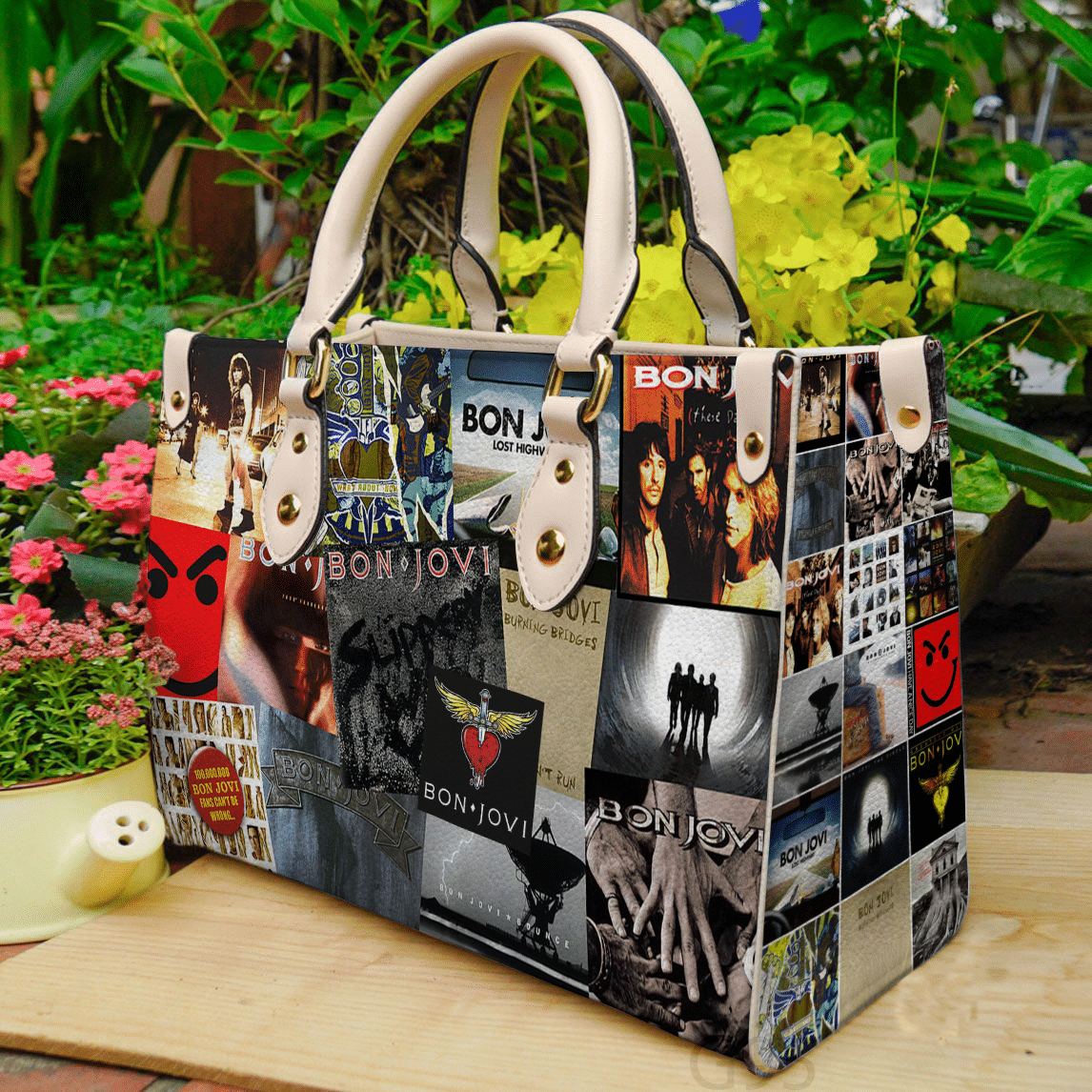 Bon Jovi 5 Leather Handbag 1 Bon Jovi 5 Leather Handbag