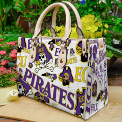 East Carolina Pirates Hand Leather Handbag