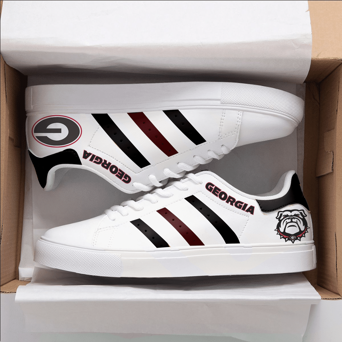 Georgia Bulldogs Lover 1 Stan Smith Shoes 1 Georgia Bulldogs Lover 1 Stan Smith Shoes