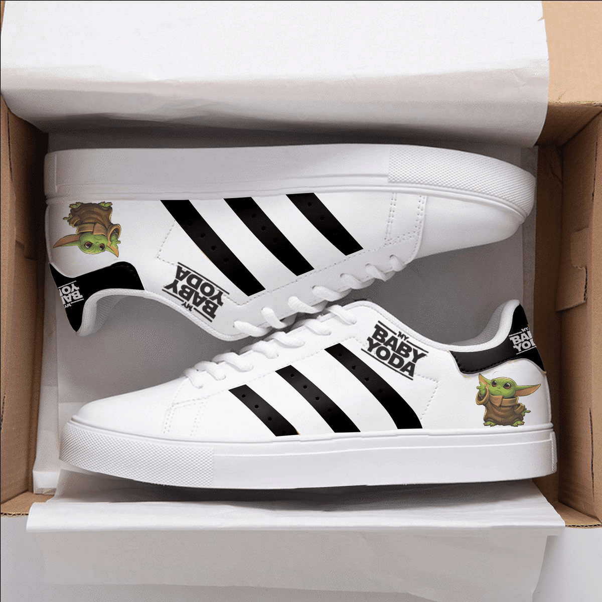 Baby Yoda Stan Smith Shoes 1 Baby Yoda Stan Smith Shoes