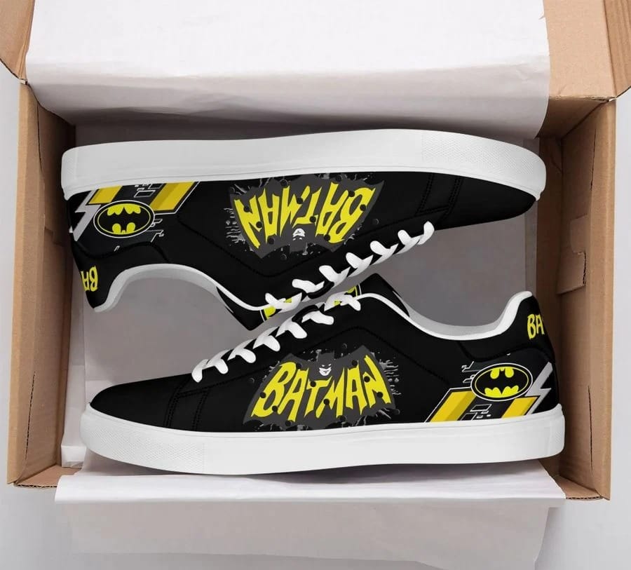 The Batman Stan Smith Shoes 1 The Batman Stan Smith Shoes