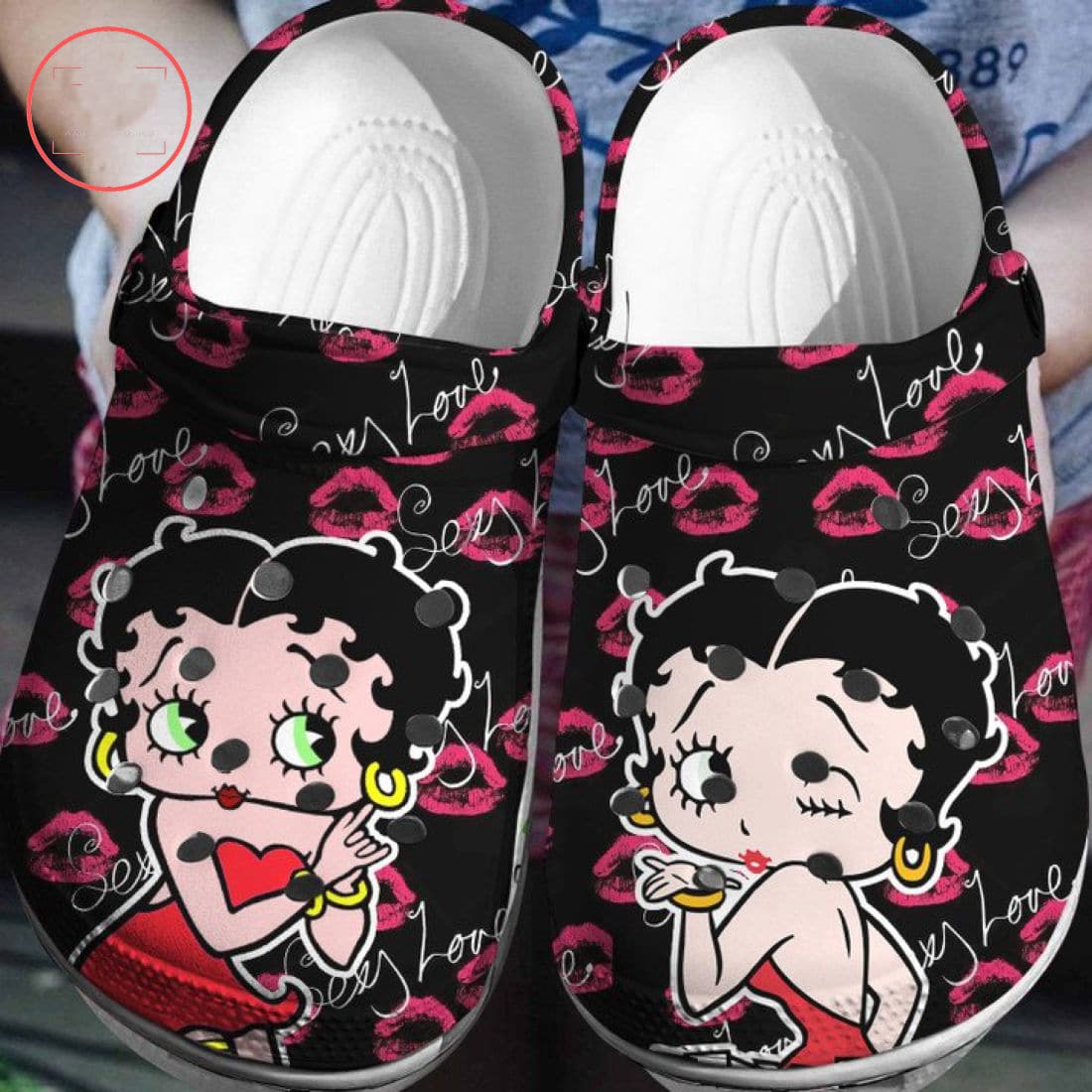Betty Boop Love 1i Soft Clogs 1 Betty Boop Love 1i Soft Clogs