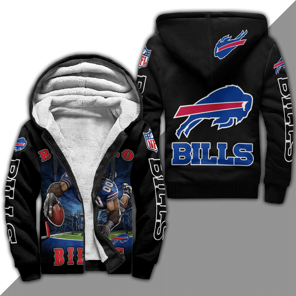 Buffalo Bills Lover Fleece Jacket 1 Buffalo Bills Lover Fleece Jacket