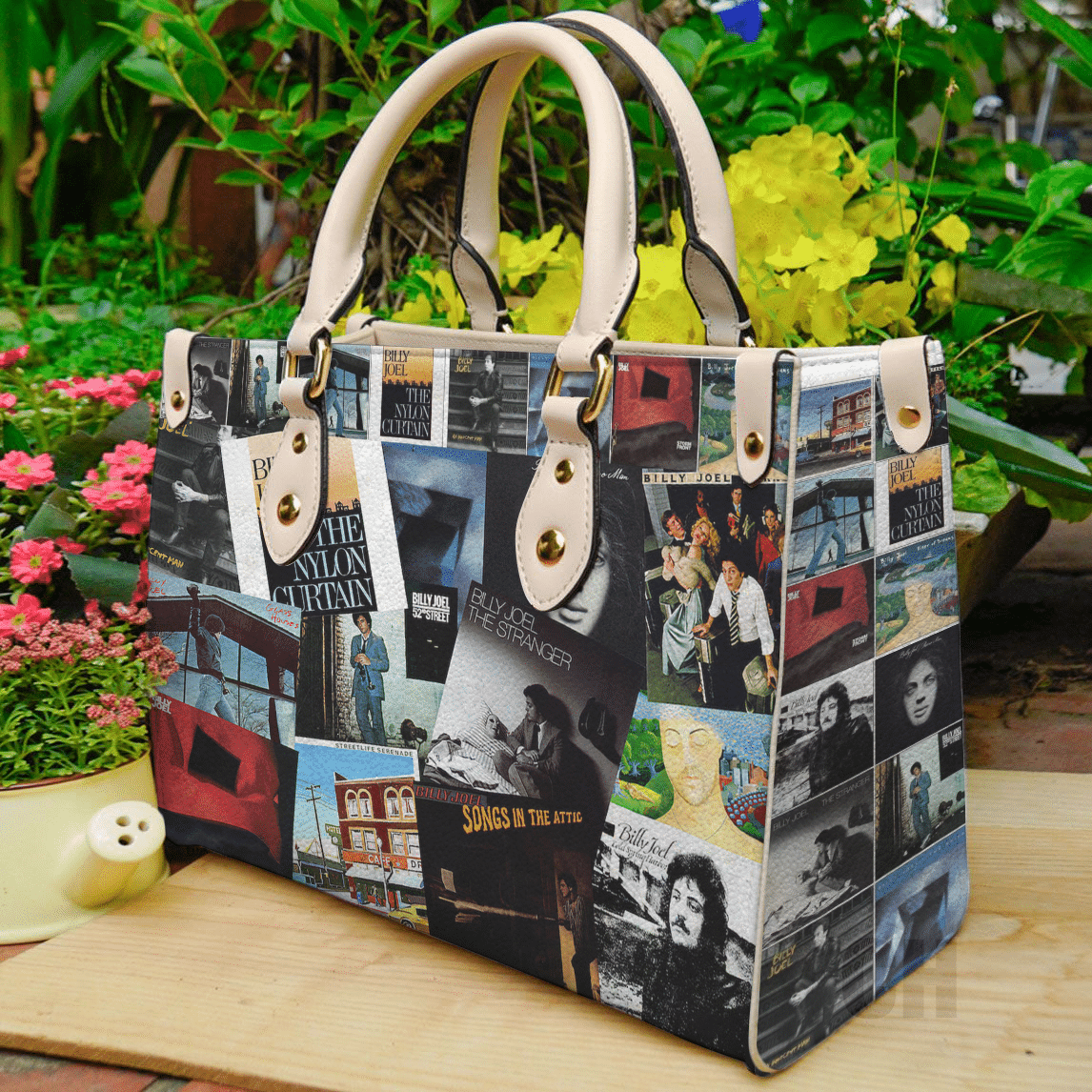 Billy Joel Leather Handbag 1 Billy Joel Leather Handbag