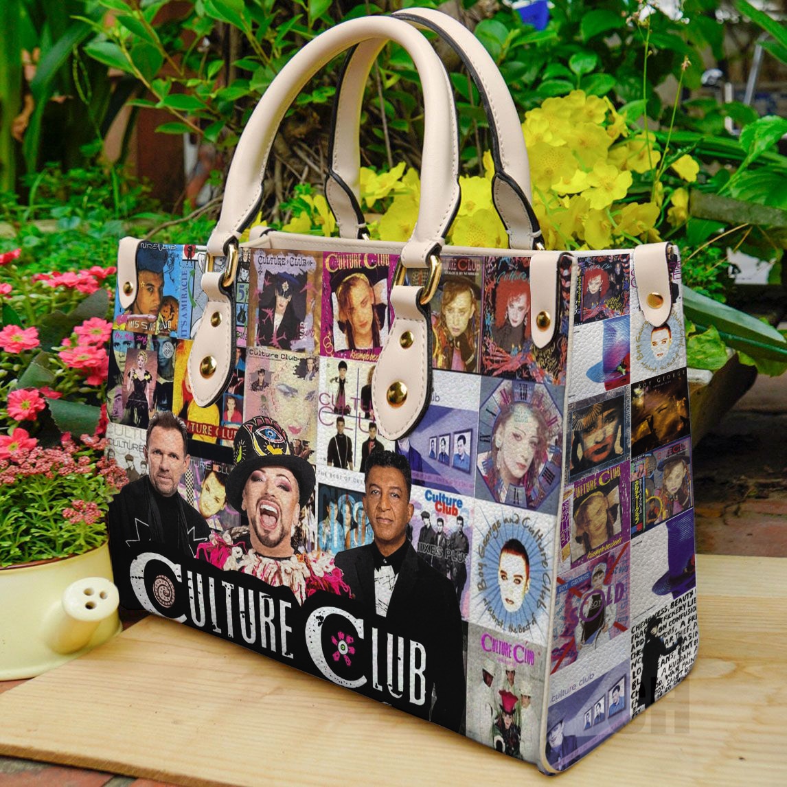 Boy George Culture Club Leather Handbag 1 Boy George Culture Club Leather Handbag