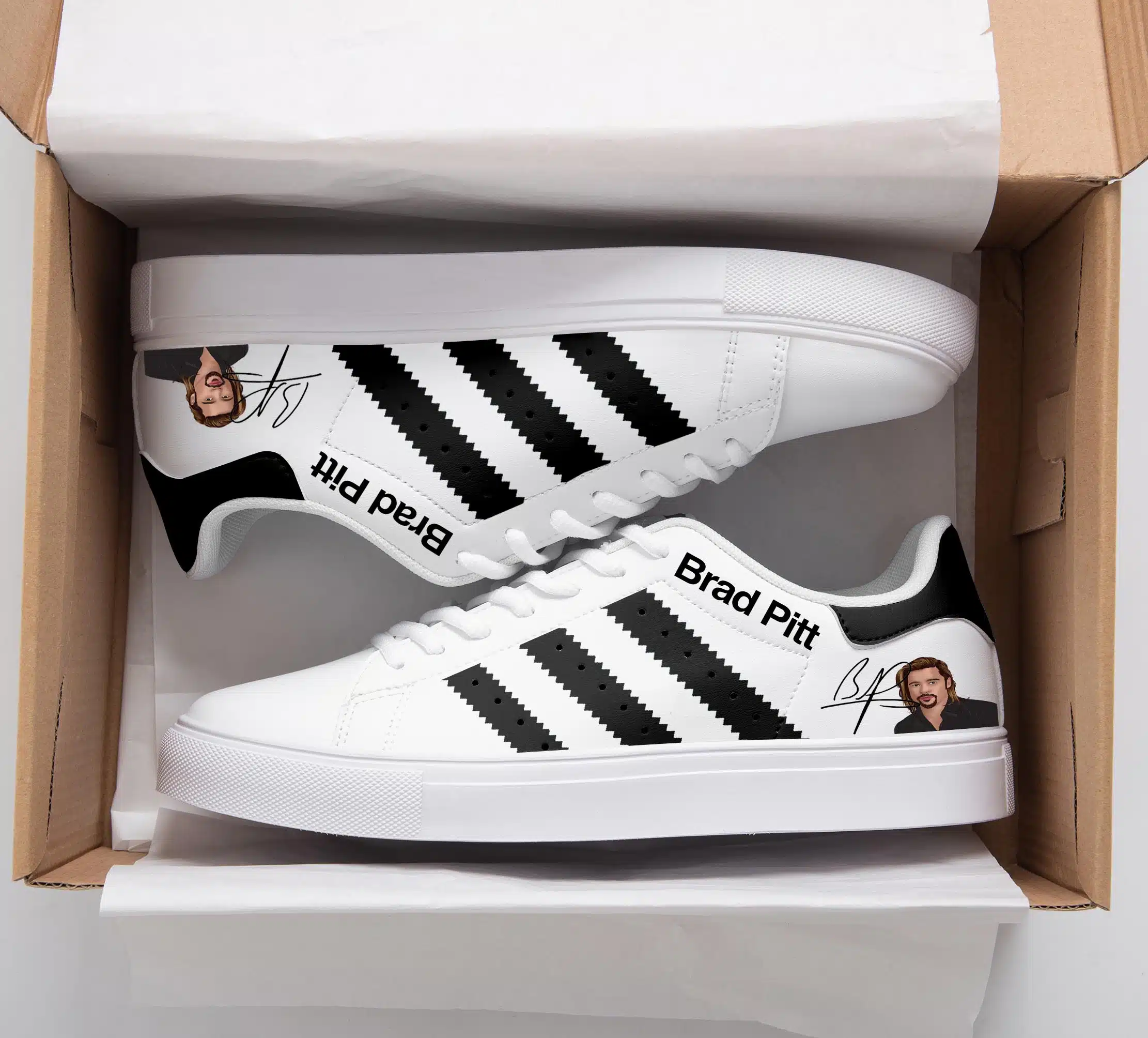 Brad Pitt Stan Smith Shoes 1 Brad Pitt Stan Smith Shoes