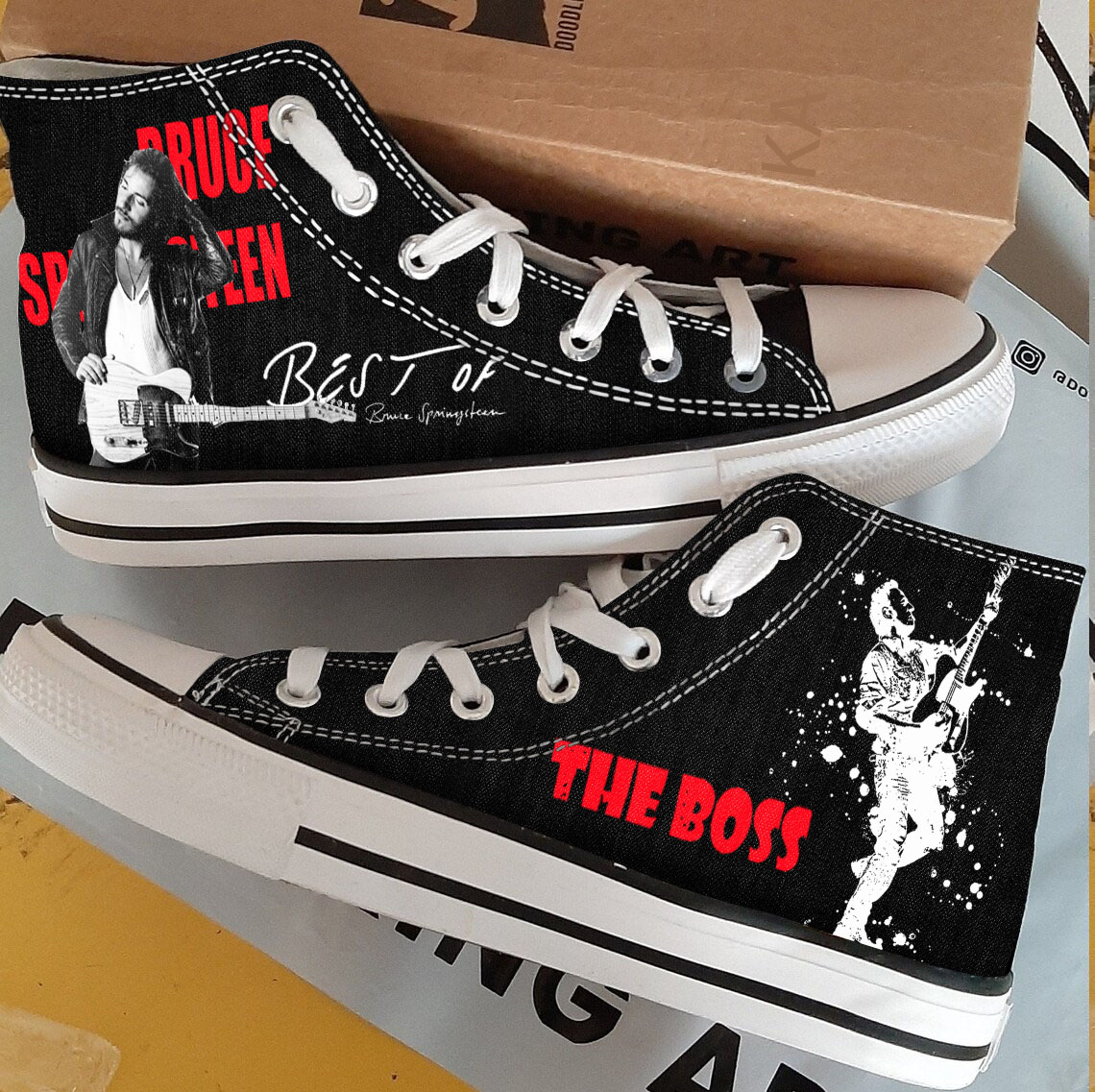Bruce Springsteen High Top Shoes 1 Bruce Springsteen High Top Shoes