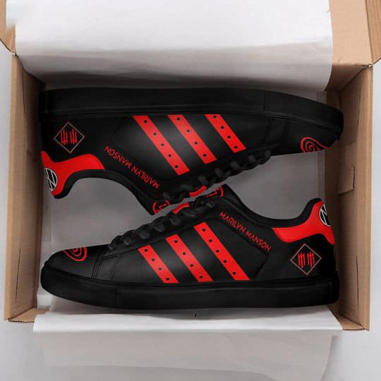 Marilyn Manson Stan Smith Shoes 1 Marilyn Manson Stan Smith Shoes