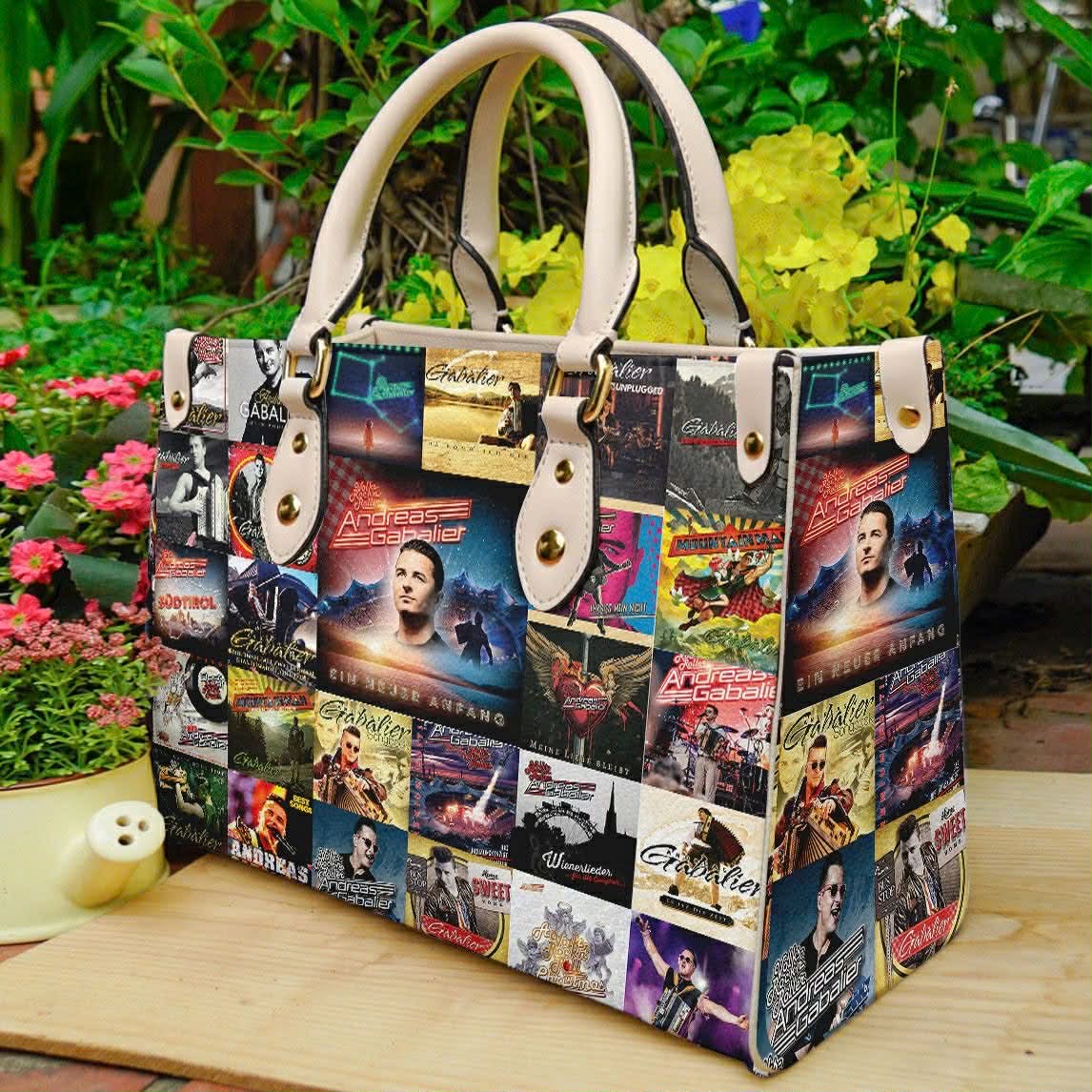 Andreas Gabalier 1 Leather Handbag 1 Andreas Gabalier 1 Leather Handbag