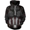 Captain America Hoodie Zip Hoodie 3D