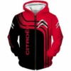 Citroen Love Hoodie Zip Hoodie 3D