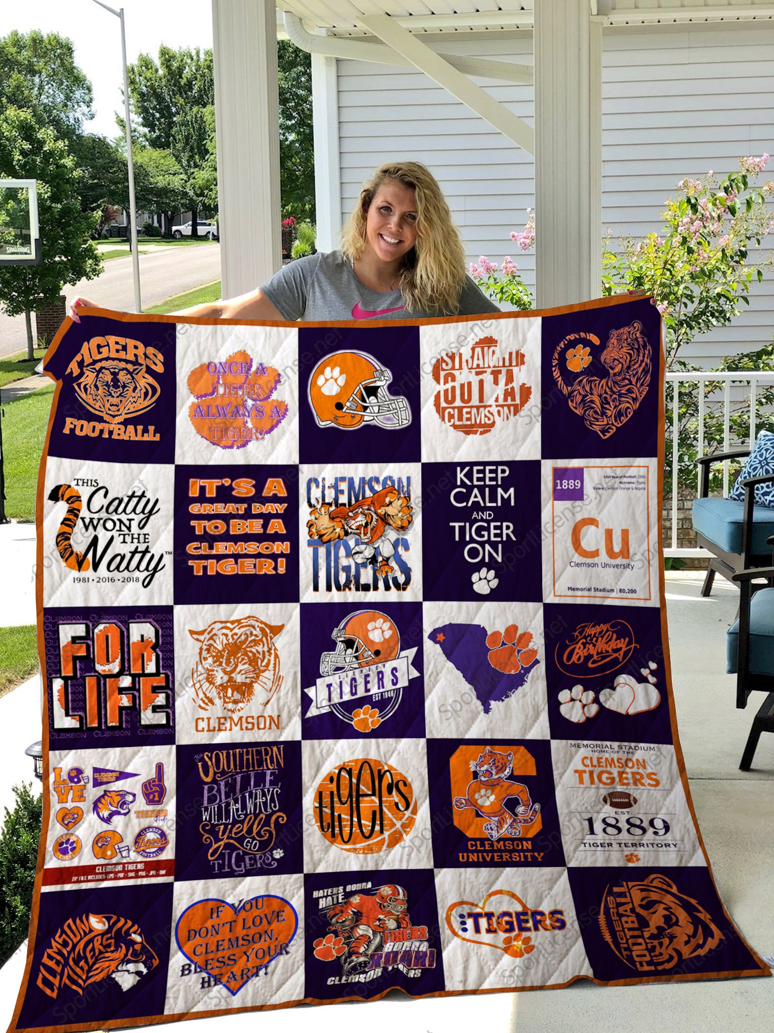 Clemson Tigers Blanket 1 Clemson Tigers Blanket