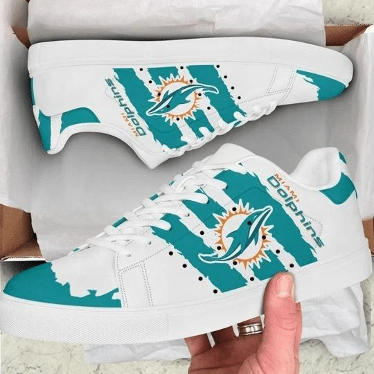 Miami Dolphins 2 Stan Smith Shoes 1 Miami Dolphins 2 Stan Smith Shoes