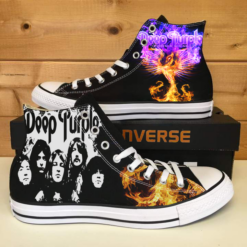 Deep Purple 1 High Top Shoes