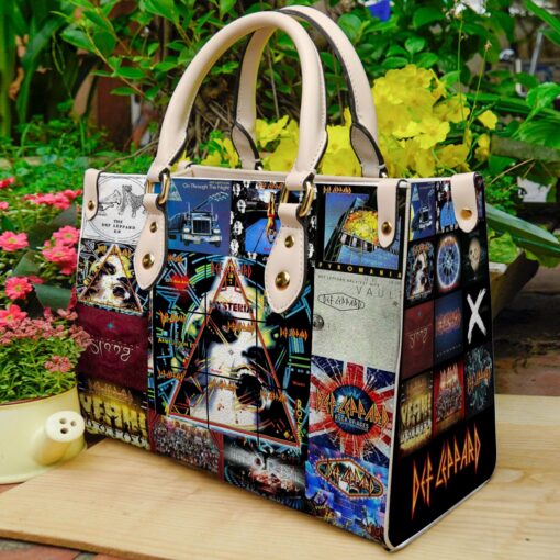 Def Leppard 2 Leather Handbag 1 Def Leppard 2 Leather Handbag