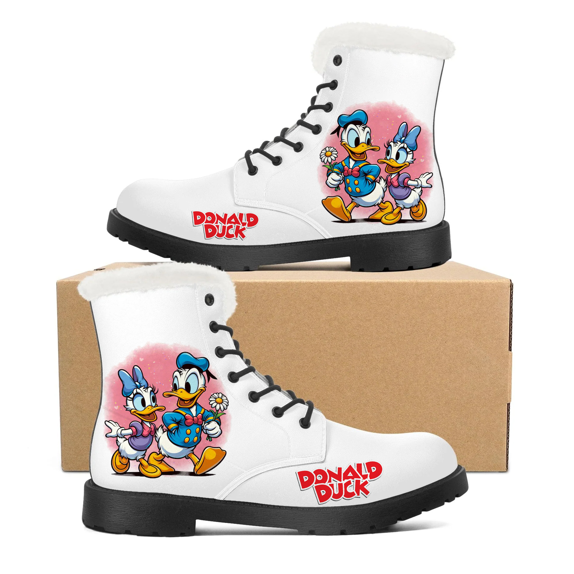 Donald Duck Leather Boots 1 Donald Duck Leather Boots