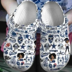 Dallas Cowboys 2 Soft Clogs