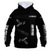 Delorean Hoodie Zip Hoodie 3D