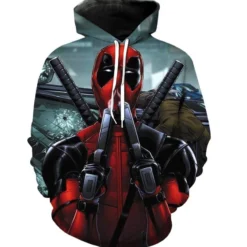 Deadpool Hoodie Zip Hoodie 3D