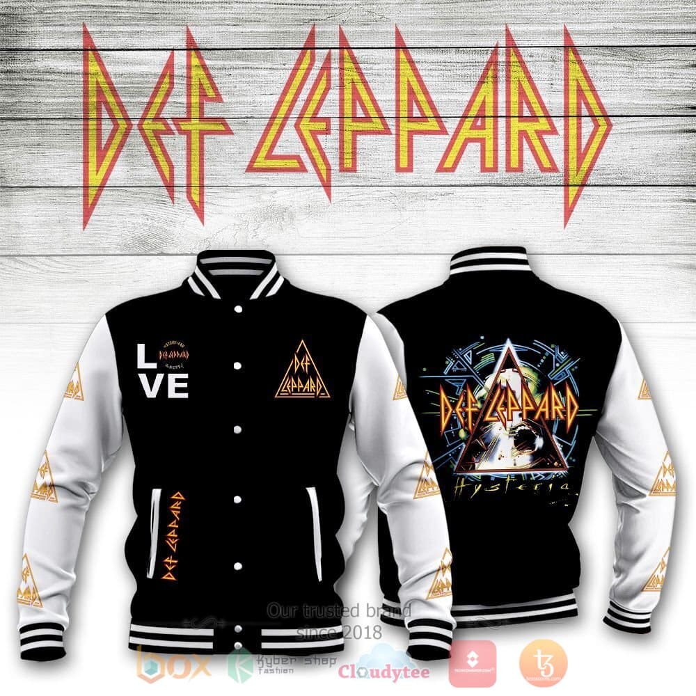Def Leppard Baseball Jacket 1 Def Leppard Baseball Jacket