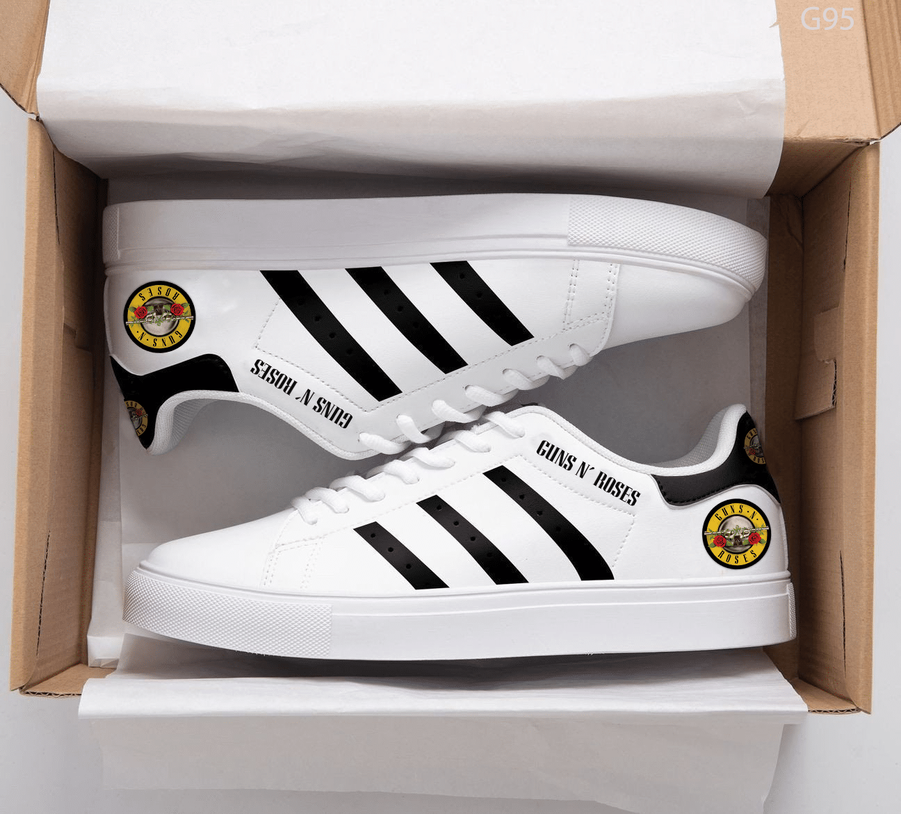 Guns N Roses 001g Stan Smith Shoes 1 Guns N Roses 001g Stan Smith Shoes