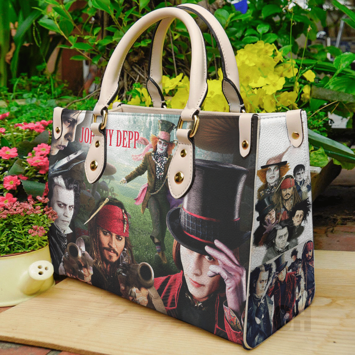Johnny Depp Leather Handbag 1 Johnny Depp Leather Handbag