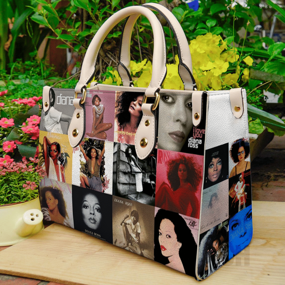 Diana Ross Leather Handbag 1 Diana Ross Leather Handbag