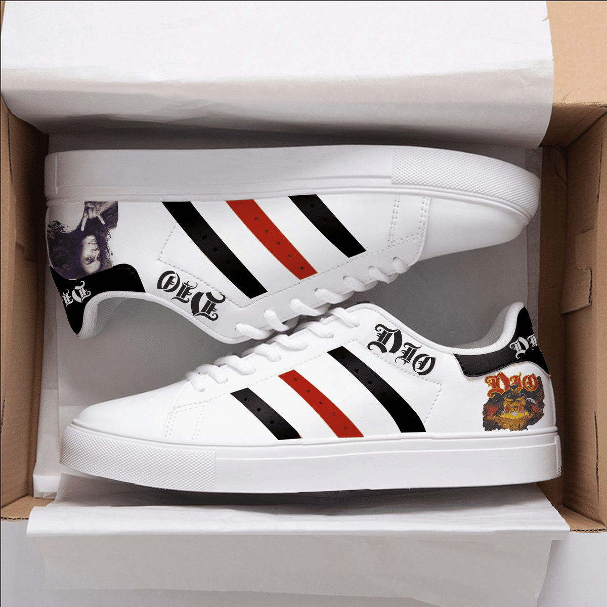Ronnie James Dio Stan Smith Shoes 1 Ronnie James Dio Stan Smith Shoes