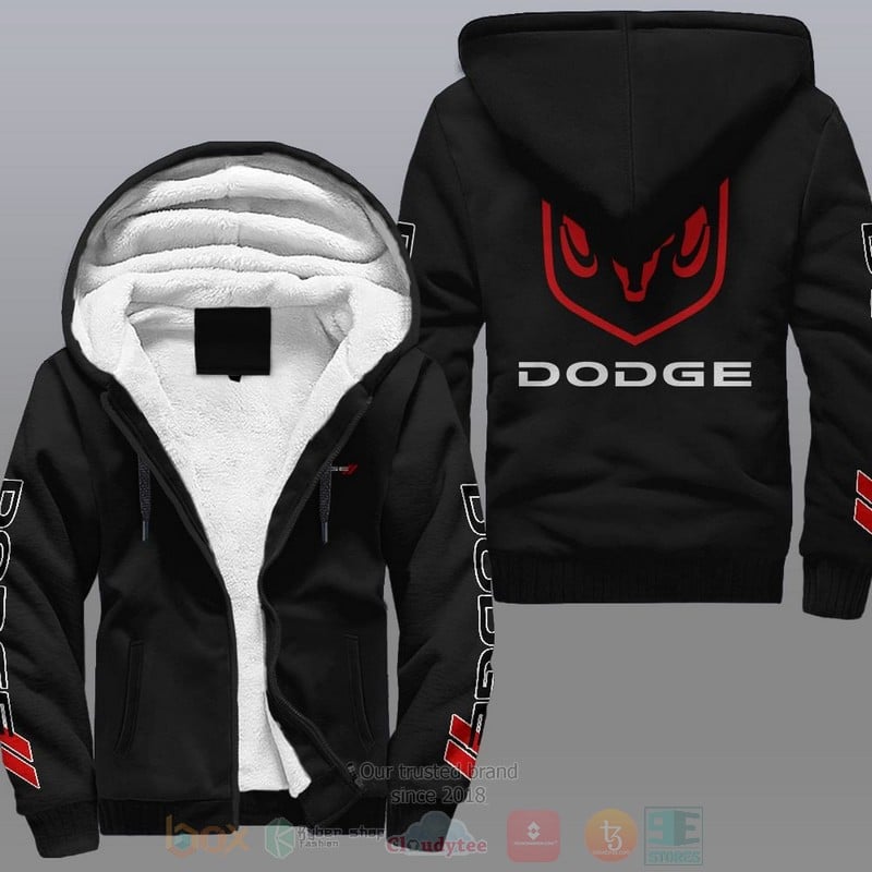 Dodge Charger, Challenger Black Fleece Jacket 1 Dodge Charger, Challenger Black Fleece Jacket