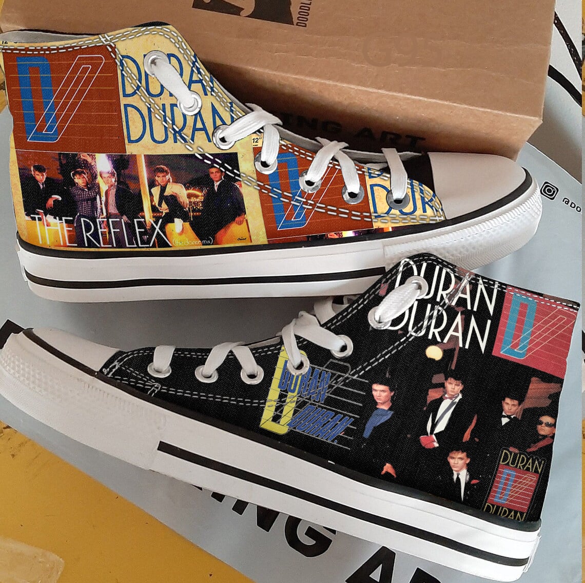 Duran Duran High Top Shoes 1 Duran Duran High Top Shoes