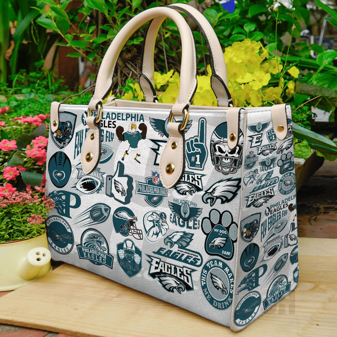 Philadelphia Eagles Leather Handbag 1 Philadelphia Eagles Leather Handbag