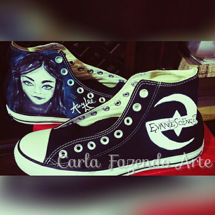 Evanescence High Top Shoes 1 Evanescence High Top Shoes