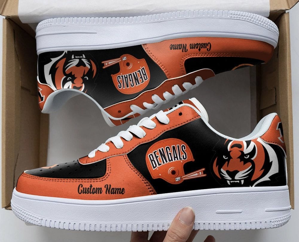 Cincinnati Bengals G0 Air Force Shoes 1 Cincinnati Bengals G0 Air Force Shoes