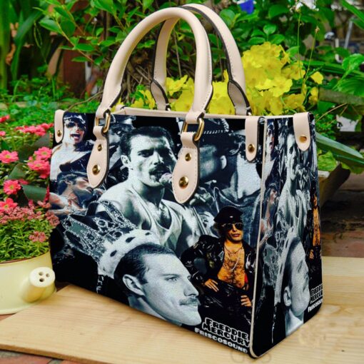 Freddie Mercury 0 Leather Handbag 1 Freddie Mercury 0 Leather Handbag