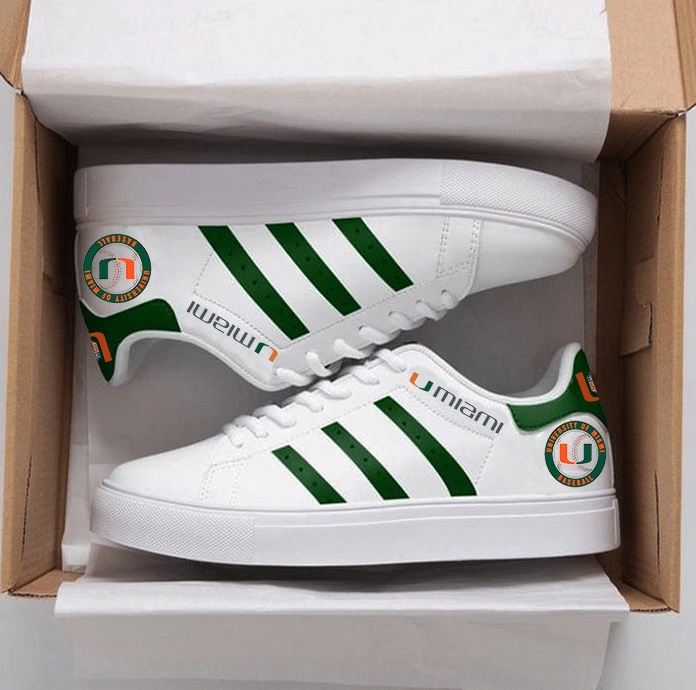 Miami Hurricanes 1g Stan Smith Shoes 1 Miami Hurricanes 1g Stan Smith Shoes