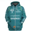 Fernando Alonso Hoodie Zip Hoodie 3D