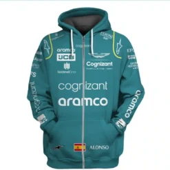 Fernando Alonso Hoodie Zip Hoodie 3D