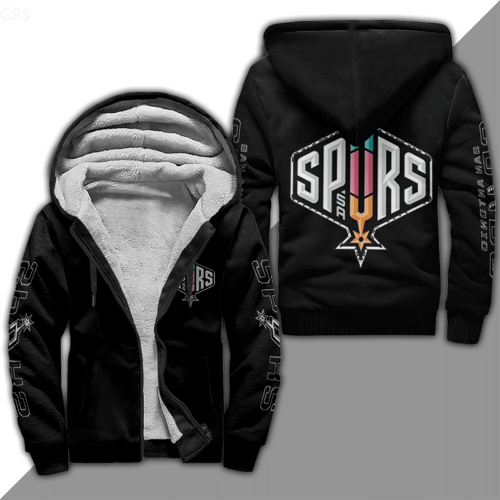 San Antonio Spurs A0 Fleece Jacket 1 San Antonio Spurs A0 Fleece Jacket