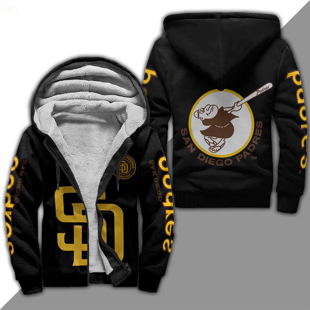 San Diego Padres Fleece Jacket 1 San Diego Padres Fleece Jacket