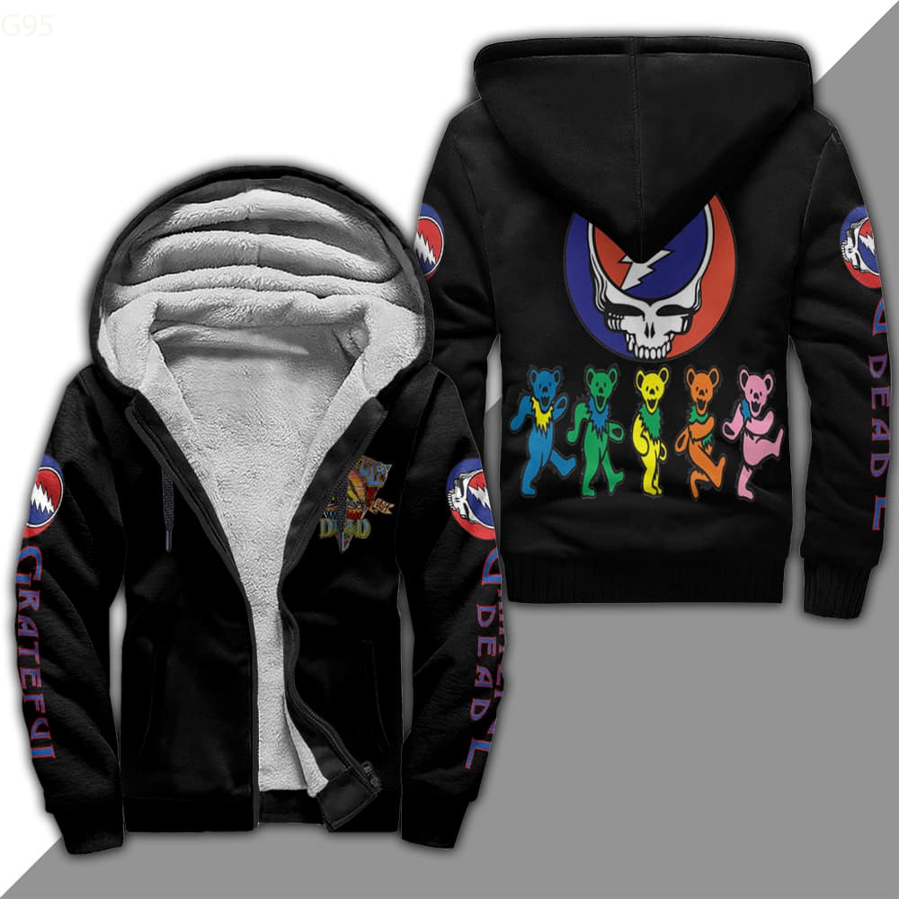 Grateful Dead Fleece Jacket 1 Grateful Dead Fleece Jacket