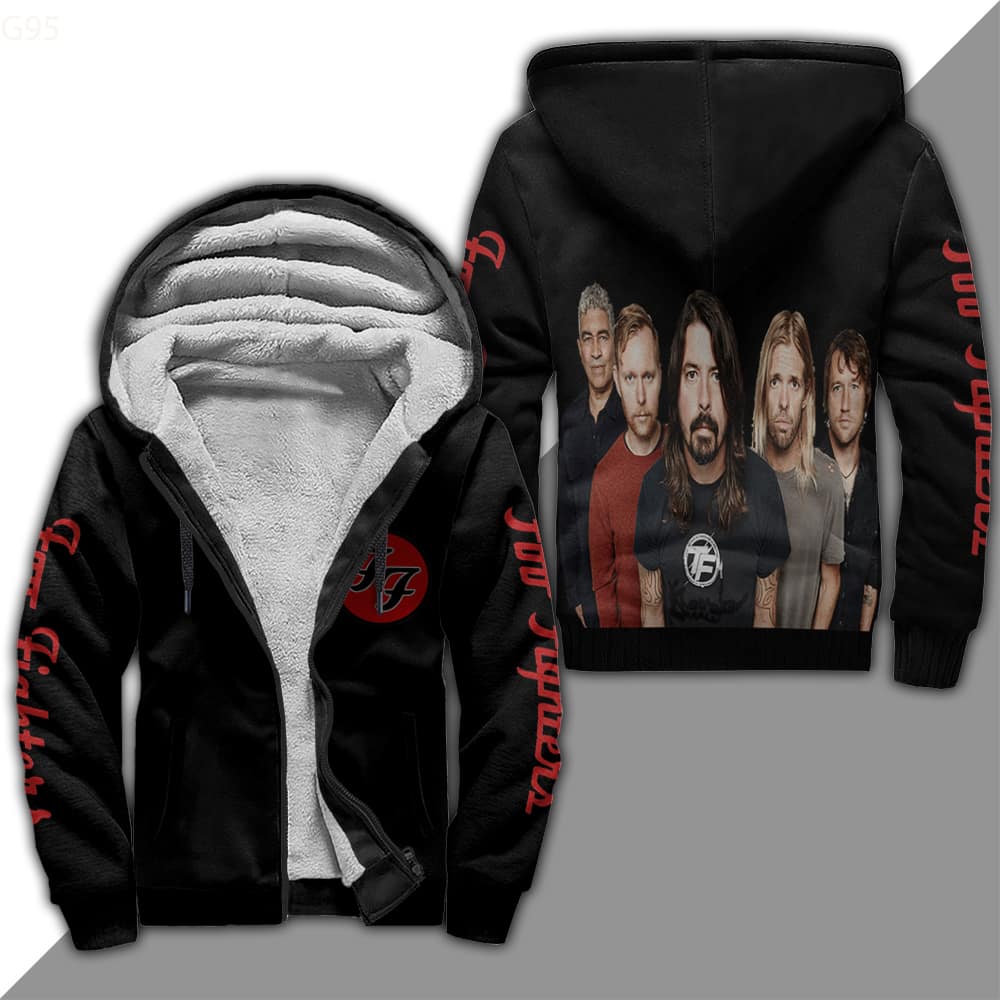 Foo Fighters Fleece Jacket 1 Foo Fighters Fleece Jacket
