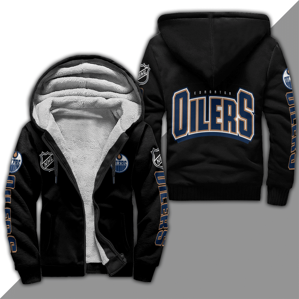 Edmonton Oilers 1 Fleece Jacket 1 Edmonton Oilers 1 Fleece Jacket