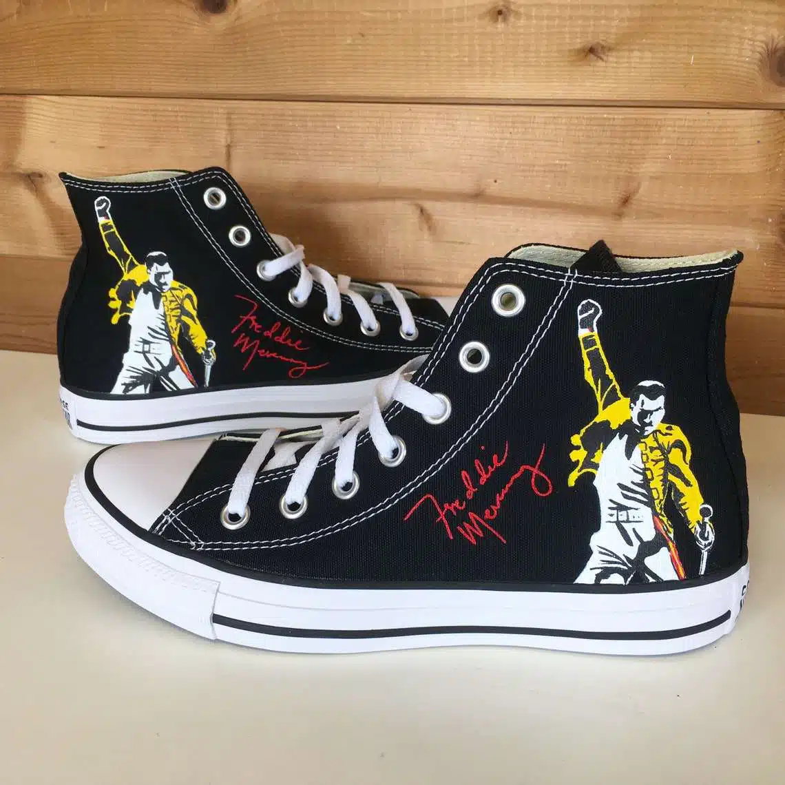 Freddie Mercury High Top Shoes 1 Freddie Mercury High Top Shoes