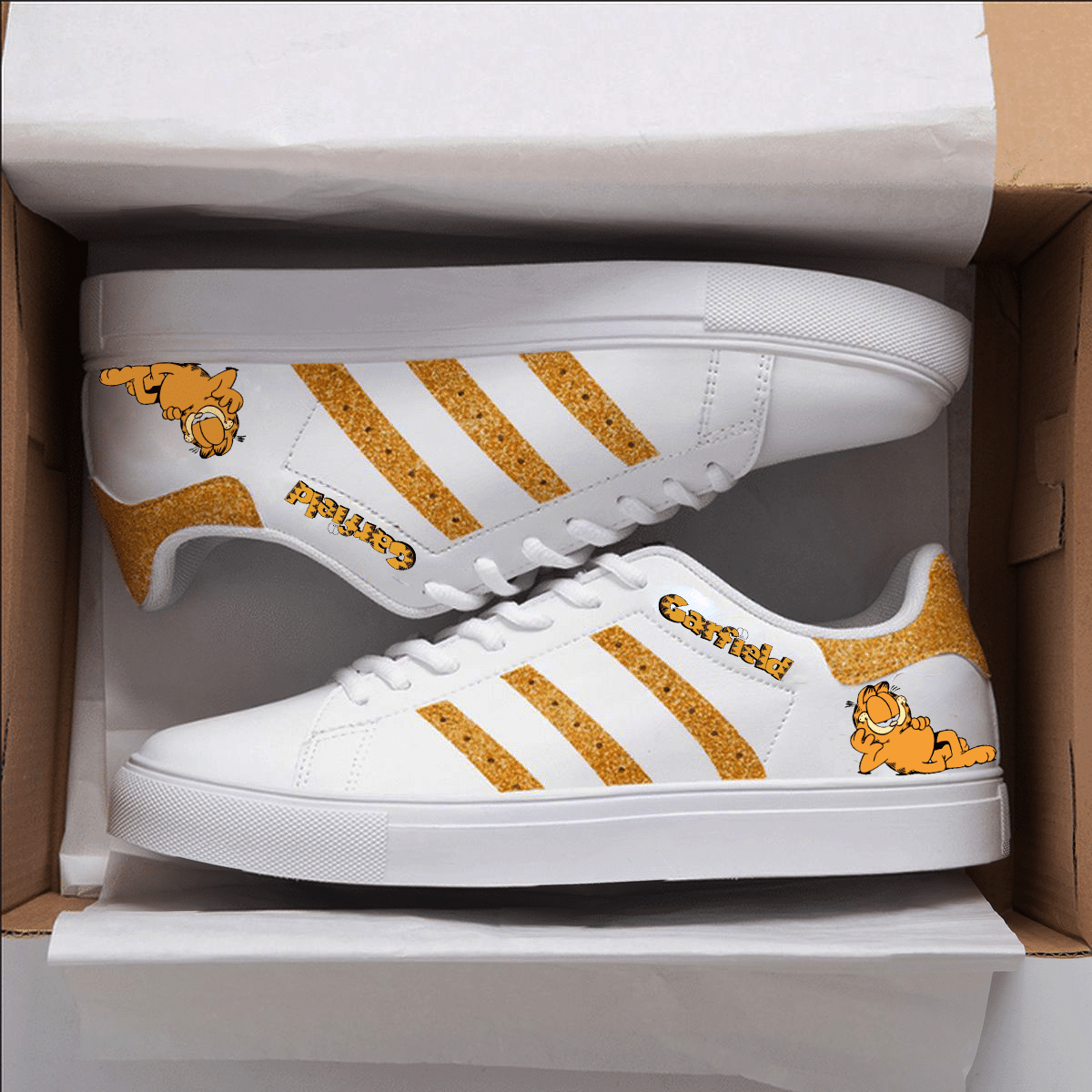 Garfield Funny G1 Stan Smith Shoes 1 Garfield Funny G1 Stan Smith Shoes