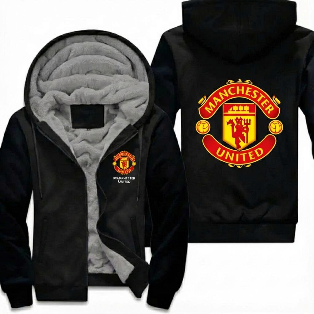 Manchester United Fleece Jacket 1 Manchester United Fleece Jacket