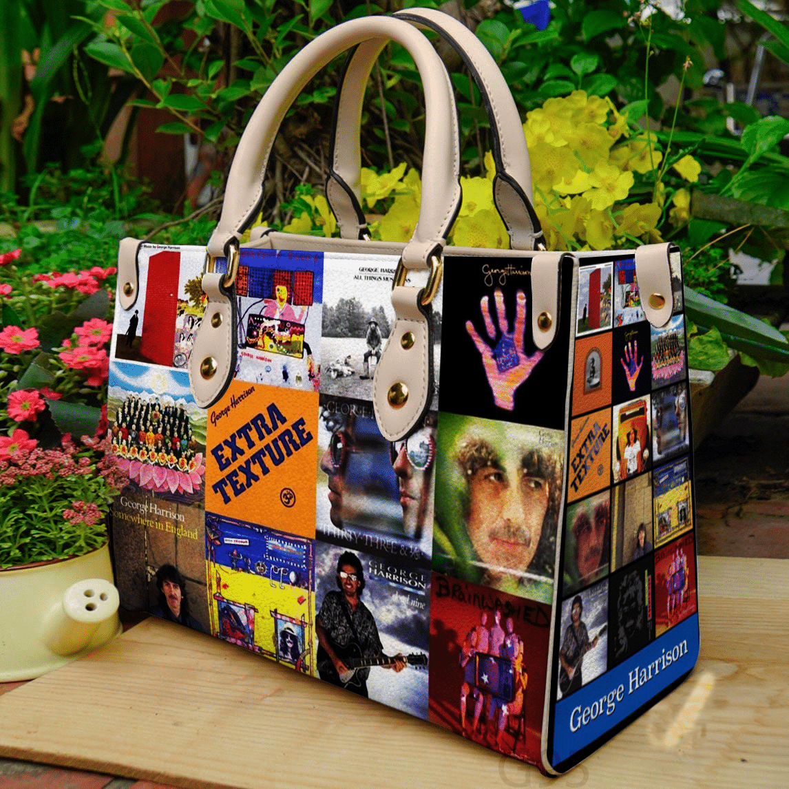 George Harrison Leather Handbag 1 George Harrison Leather Handbag