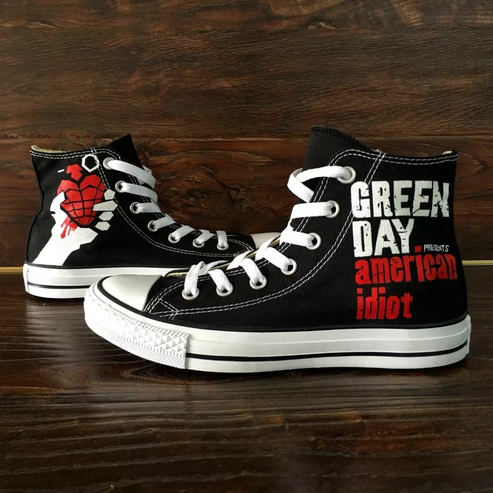Green Day High Top Shoes 1 Green Day High Top Shoes