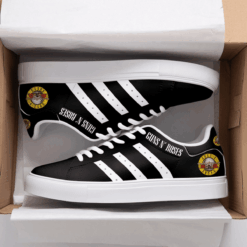 Guns N’ Roses Black Stan Smith Shoes