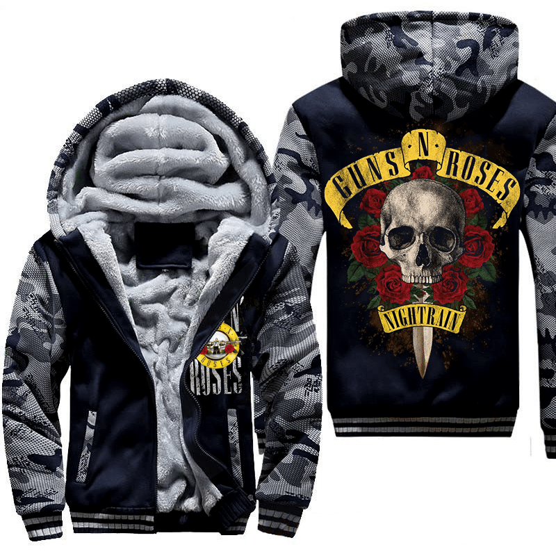 Guns N’ Roses Fleece Jacket 1 Guns N’ Roses Fleece Jacket