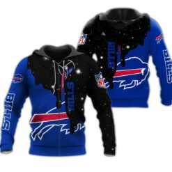 Buffalo Bills 1 Hoodie Zip Hoodie 3D